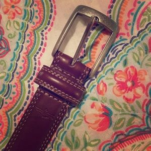 Mens Brown Leather Belt
